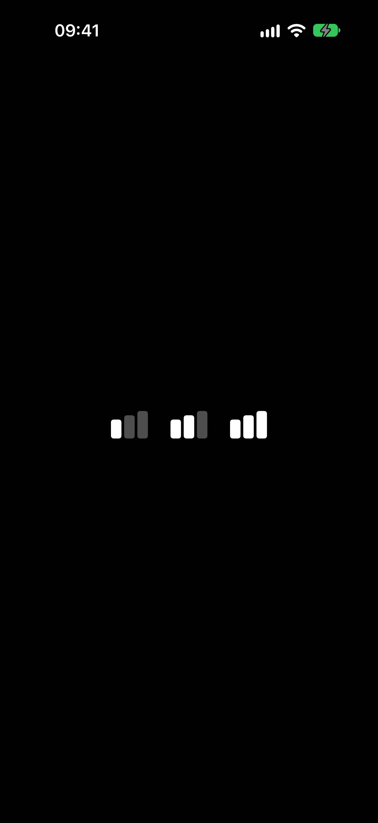 Three bar chart SF Symbols with variable values of 0.3, 0.6, and 1.0