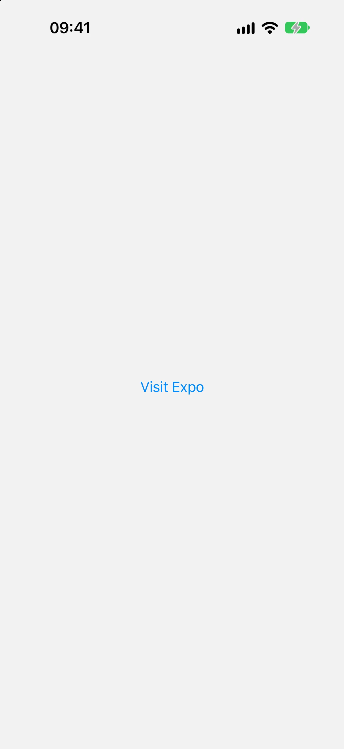 A blue Visit Expo text link