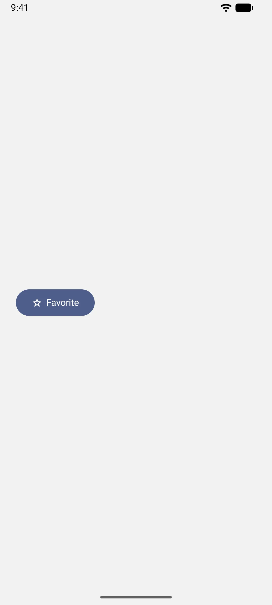 A filled button with a star icon and a Favorite label